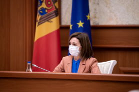 Maia Sandu în fața deputaților: Ordinea trebuie începută din Parlament